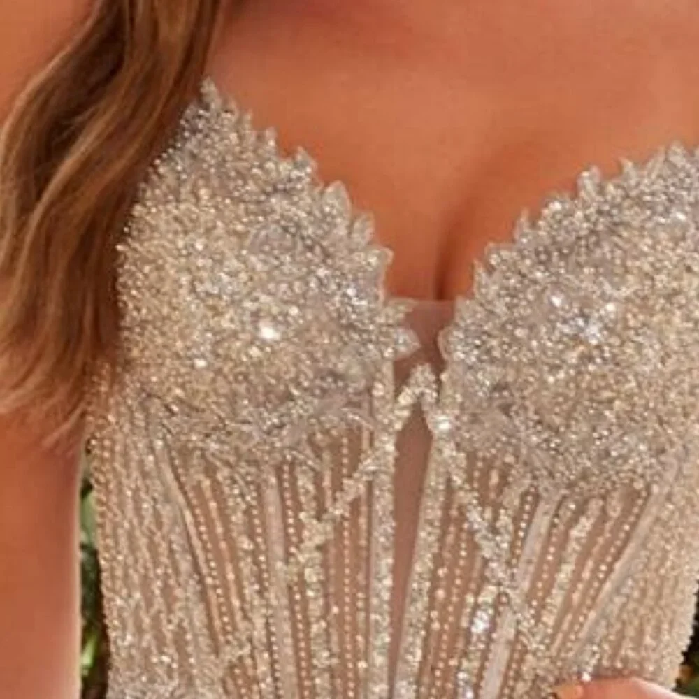 NEW OFF SHOULDER SHEATH FLORAL LACE EMBELLISHED LONG SATIN PROM DRESS NX F1572_5